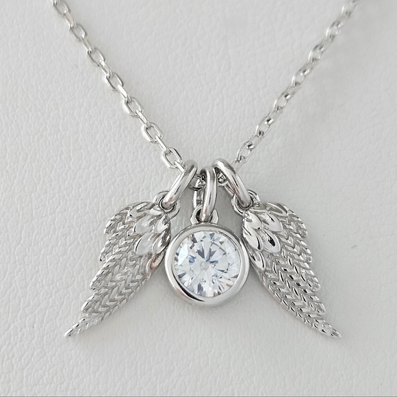 Guardian Angel Necklace, 925 Sterling Silver Charmed Aroma Angel Collec… - Picture 3 of 3